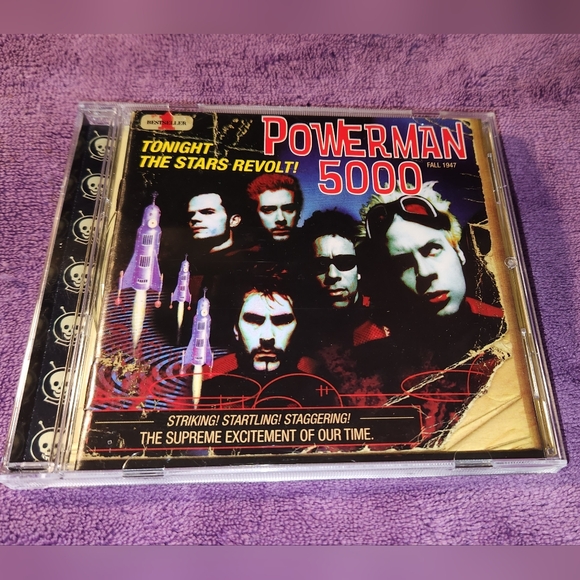 POWERMAN 5000 cd TONIGHT THE STARS REVOLT - Picture 1 of 4